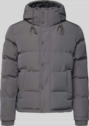 Superdry Steppjacke mit Eingrifftaschen Modell Everest in Anthrazit, Größe XXXL