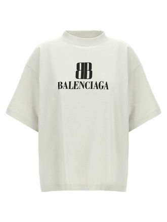 Balenciaga Cropped Logo T-Shirt