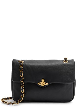 Vivienne Westwood Anita Medium Leather Shoulder bag - Black - One Size