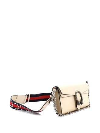 Gucci Dionysus East-West Flap Bag Leather Small shoulder bag - Beige