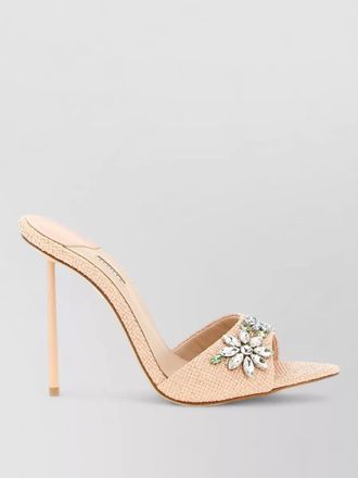 Le Silla prairie sandals open toe textured embellished