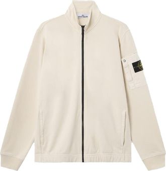 Stone Island S0410 ZIP SWEATSHIRT Size: XXL, colour: IVORY