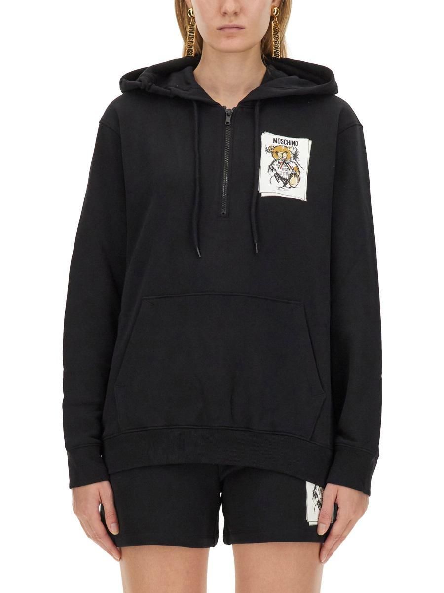 ボトムスその他 Moschino SS25 Sweatshirt pants (A03333228 2188) Moschino Sweatshirt Logo Trim - Grey
