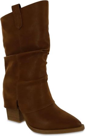 Mia Womens West Boot In Cognac Bruss