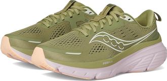 Saucony Guide 18 Womens Running Shoes Hemlock/Bloom : 12 B - Medium, Leather