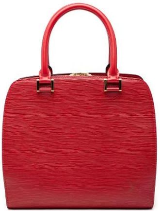 Louis Vuitton Pre-owned Vintage Handtas - Dames - Vintage Handtas - Rood - ONE Size - Leer - Vintage