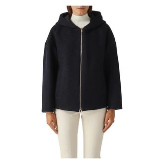 Max Mara Dames, Jassen, Blauw, Maat: S
