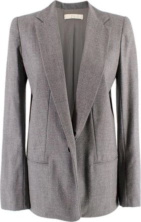 Chlo&eacute; Grey Single Breasted Wool Blazer Size XS