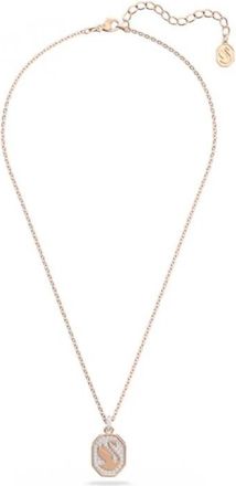 Swarovski Zwaan Hanger Ketting - Dames - Kettingen - Roze - ONE Size - Accessoires