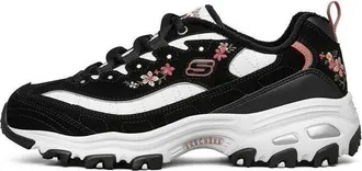 Skechers (WMNS) Skechers Dlites 1.0 Black Floral 66666325-BLK