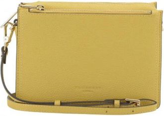 Pourchet Tassen, Dames, Geel, ONE Size, Leer, Alesia Trotteur