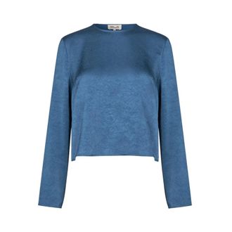 Baum Und Pferdgarten Miza Blouse - Dames - Blouses - Blauw - M - Overhemden