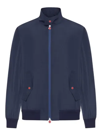 Kiton Technical Fabric Bomber Jacket