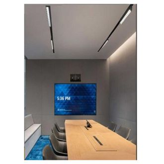 Trade Shop Trade Shop Traesio - Trade Shop - Faretto Orientabile Binario 26 W 12led Bianco Nero Luce 3000k 6500k 4000k Pst-47 - Negro