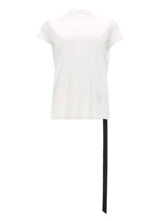 Rick Owens Small Level T Asymmetrical Strap Cotton T-Shirt