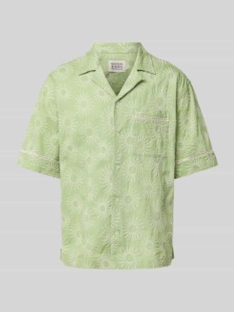 Scotch & Soda Relaxed Fit Freizeithemd mit Brusttasche in Hellgruen, Gr&ouml;&szlig;e XL