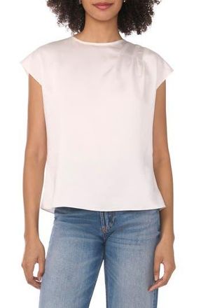 Parker Draped Cap Sleeve Top in New Ivory at Nordstrom Rack, Size Xx-Small