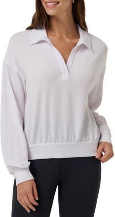 Travis Mathew Cloud French Terry Sweatshirt in White at Nordstrom Rack, Size X-Large