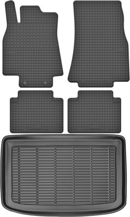 OEM Juego De Alfombrillas De Goma Para Coche Y Maletero Para Mercedes Clase A Ii W169 Hatchback (2004-2012)