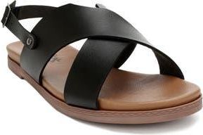 Seven 7 Crisscross Slingback Sandal in Black at Nordstrom Rack, Size 10