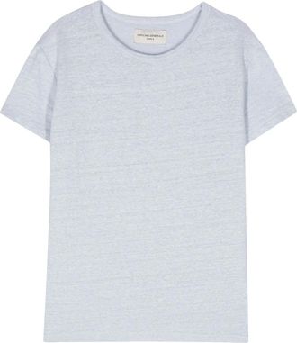 Officine G&eacute;n&eacute;rale Dames, Tops, Blauw, Maat: XS Linnen