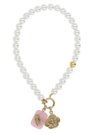 Casablanca Icon Pearl Gold Toned Necklace