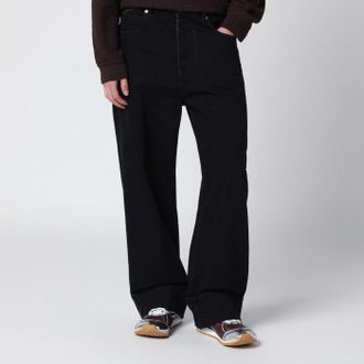 Bottega Veneta Faded black turn-up jeans