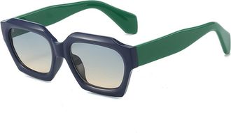 Generic Fashion Men And Women Square Frame Sunglasses Outdoor Polarized Driving Sports Sun Glasses(Blue)