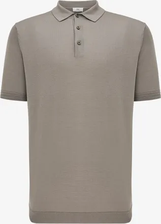 Gentiluomo Button Polo | Taupe