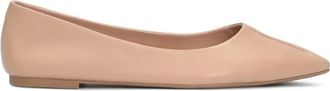 Kazar Beige leren ballerinas van volnerfleer - Dames - Ballerinas - Beige - 39 EU - Leer - Schoenen