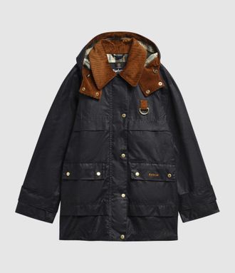 Barbour Veste Wrenwood Wax Navy Anceint