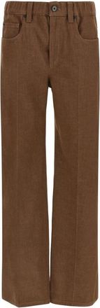 Brunello Cucinelli Mujer, Vaqueros, Marr&oacute;n, Talla: S
