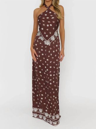 Show me your Mumu Bianca Maxi Dress In Brown