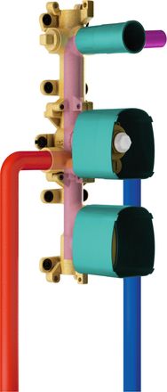 Axor Hansgrohe - Cuerpo B&aacute;sico Para M&oacute;dulo De Termostato Empotrado 12 X