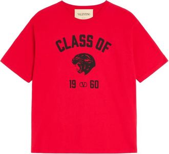 Valentino Panther-print Cotton T-shirt