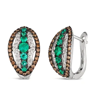 Le Vian Ladies Precious Band Drop Earrings set in 14K Vanilla Gold LACR 6