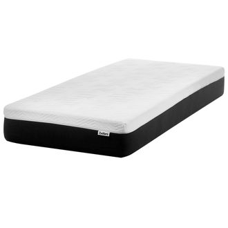 Beliani Beliani - Colch&oacute;n De Espuma De Latex Firme Con Funda Extra&iacute;ble Con Cremallera 90 X 200 Cm Cozy
