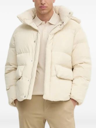 BOSS hooded puffer jacket - Neutrals