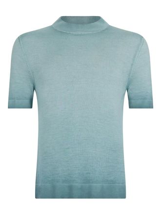 Malo high-neck sweater - Blu