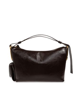 Marc Jacobs Dark Brown Scene Large Shoulder Bag