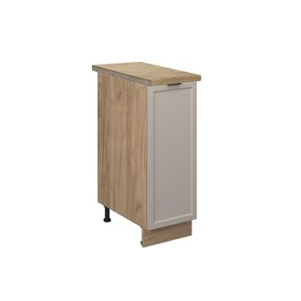 Vicco Armario De Farmacia Fame-line, Grisbeige, 30 Cm, Et Roble, Vicco