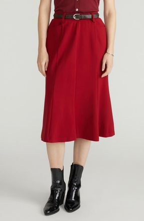 Universal Standard Carla Ponte Skirt in Garnet at Nordstrom, Size 3Xl