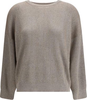 Brunello Cucinelli Geribbelde Kasjmier Pullovertrui