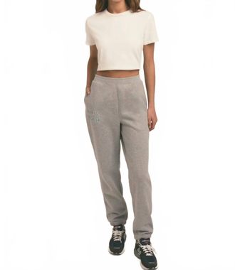 Favorite Daughter Collegiate Jogger In Heather Grey