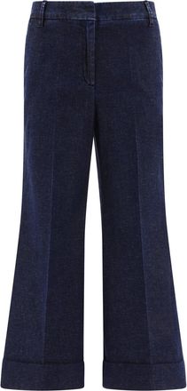 Jacob Cohen Selena Wide-leg Cropped Jeans