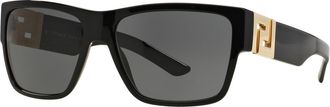 Versace Grey Square Mens Sunglasses VE4296 GB1/87 59