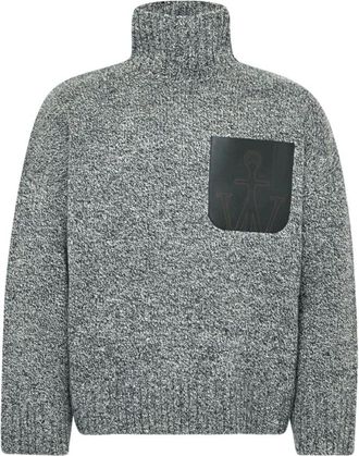 J.W.Anderson Grijze Sweater Collectie - Heren - Coltruien - Grijs - S - Truien & Vesten