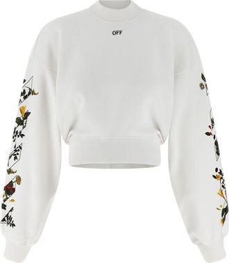 Off-white White Flowers Arrow sweatshirt
