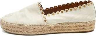 Tory Burch Espadrillas in pelle - Bianco