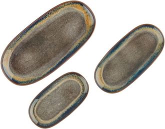 Bj&ouml;rn Borg Bandeja de servicio GENESIS - 3 piezas - Basalto